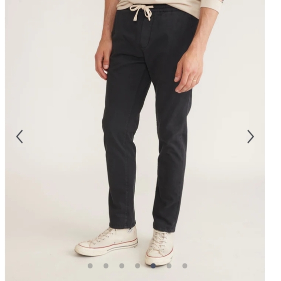 Marine layer men's Saturday slim fit washed black pants size XXL - Picture 1 of 9